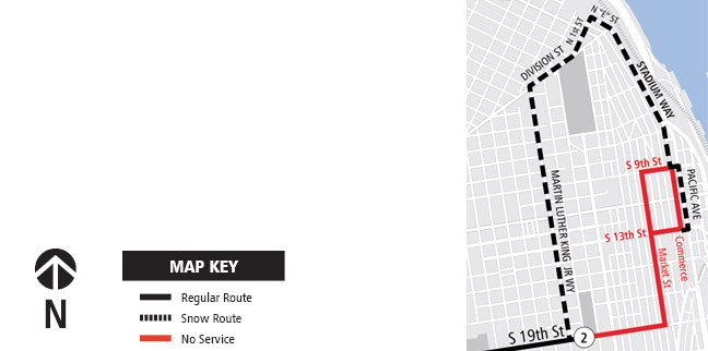 2023 Snow Map Route 2