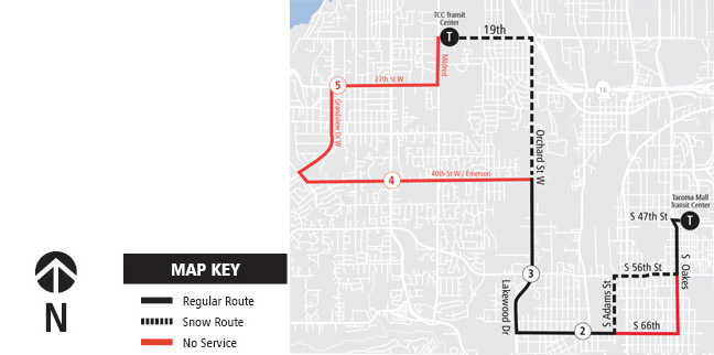 2023 Snow Map Route 53