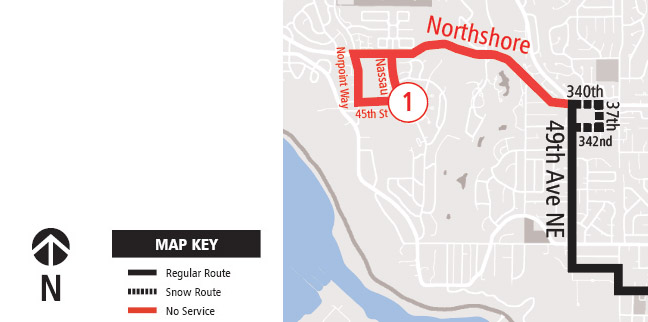 2023 Snow Map Route 63