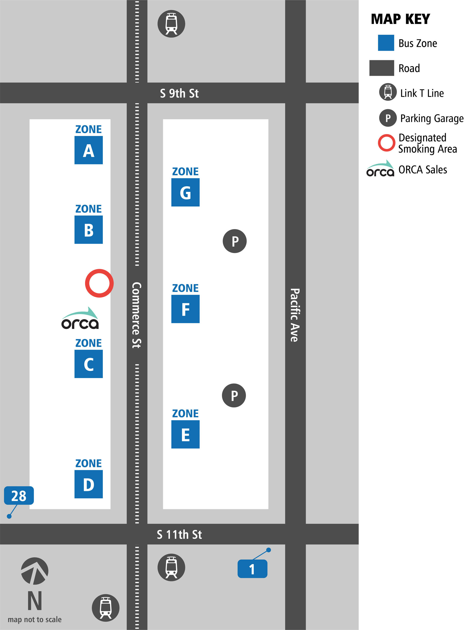 Commerce Transit Center Map