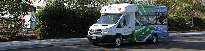 picture of Pierce Transit paratransit shuttle